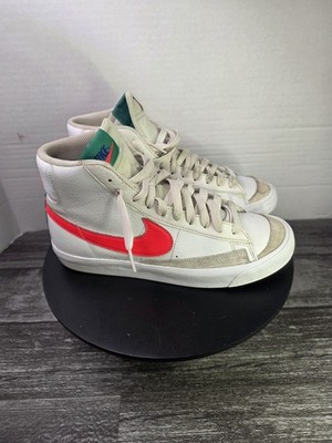 Nike Blazer Mid '77 GS Platinum Tint Crimson Sneakers 7 Youth DA4086-004