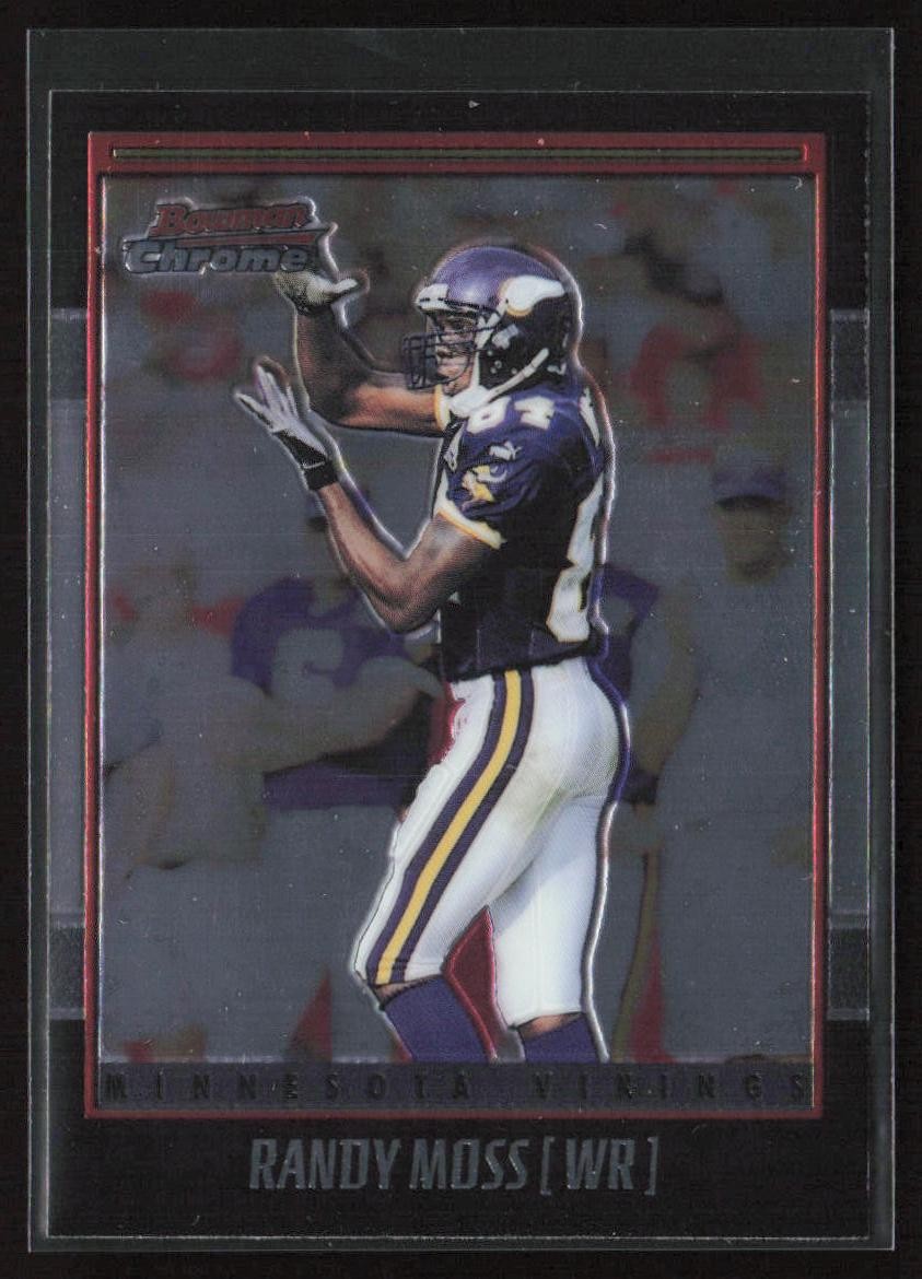 Randy Moss 2001 Bowman Chrome #92 Minnesota Vikings