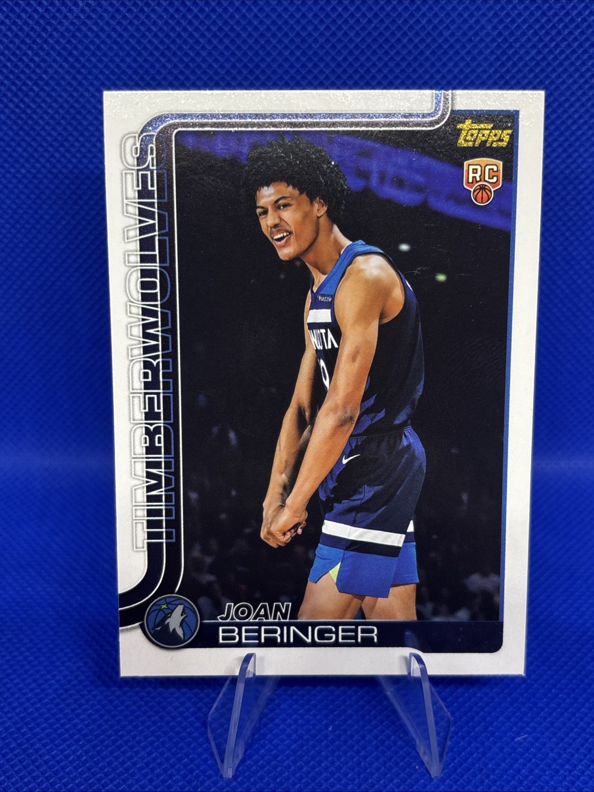 2025 Topps Flagship - Joan Beringer Golden Mirror #217 SSP (RC) Timberwolves