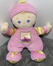 Fisher Price Baby's First Doll Rattle Plush Soft Cuddle Toy