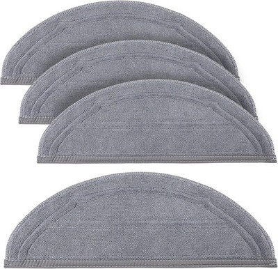 Mop Pads Cloths Replacement Compatible with Roborock Q10 S5/Q10 S5+/Q10 X5/Q10 X