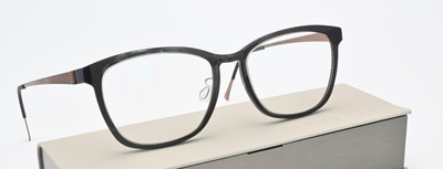 LINDBERG Brille 1175 52-16 T410 135 Col AK04 Acetanium Kupferbronze Shiny Black