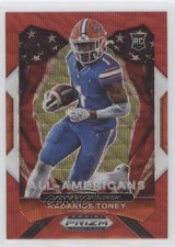 2021 Panini Prizm Draft Picks All-American Ruby Wave Kadarius Toney #195 1u6