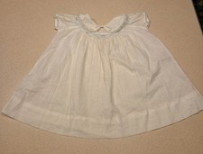 Antique Edwardian Infant Bodice Gown - 15" Long - Fine Lace Pin-tucks - White