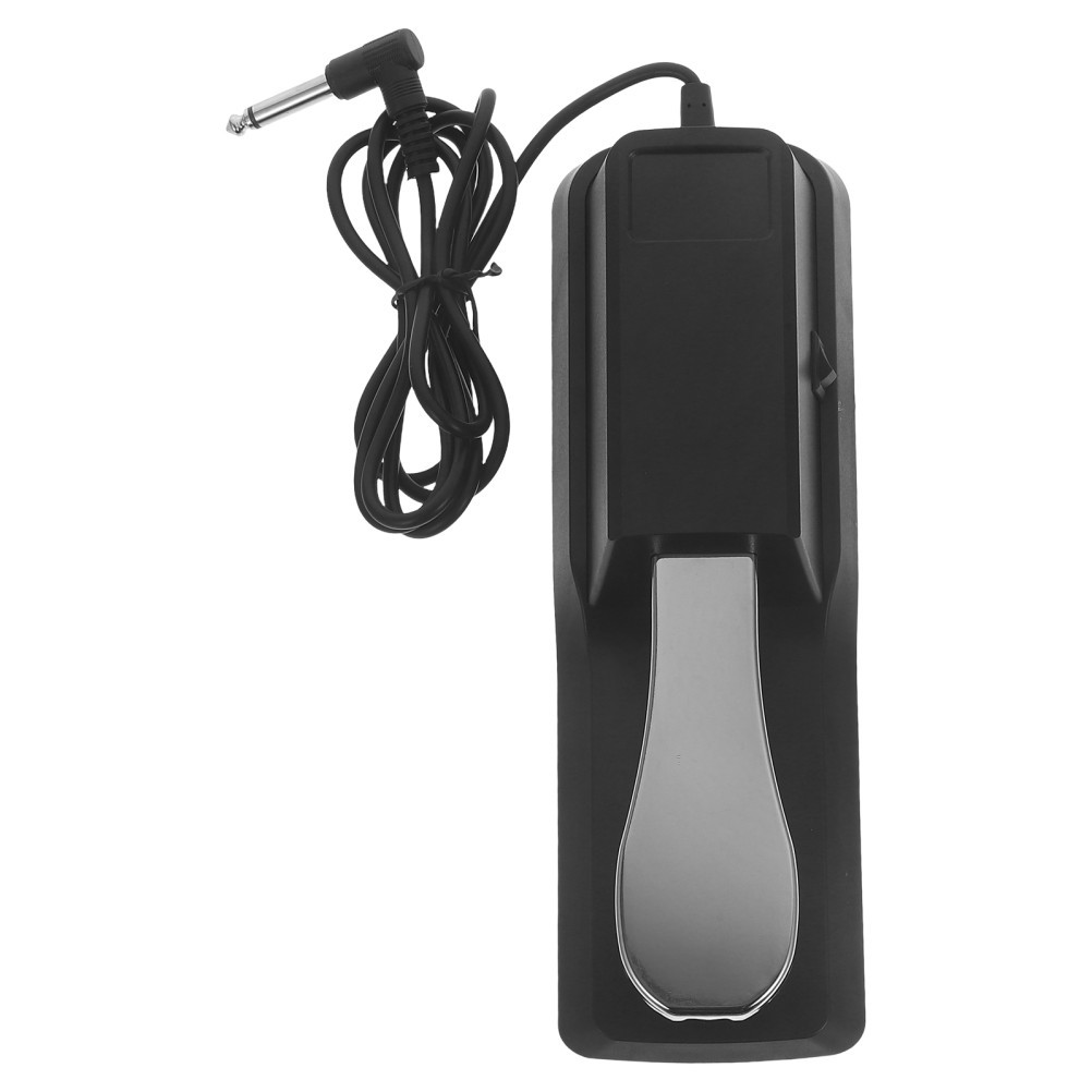 Pedale di supporto tastiera resistente lega ABS argento per strumento pianoforte elettronico