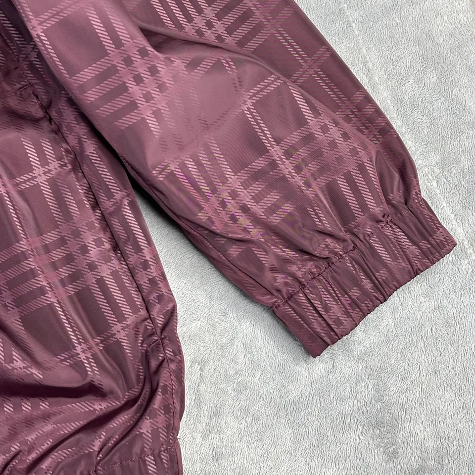 Chaqueta Pullover PGA TOUR Para Hombres 2XL Borgoña Cuadros Cuarto Cremallera Golf Cortavientos Foto 2 de 4