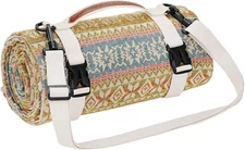 Picnic Blankets Outdoor Extra Large-Waterproof Picnic Blanket with Shoulder Carr