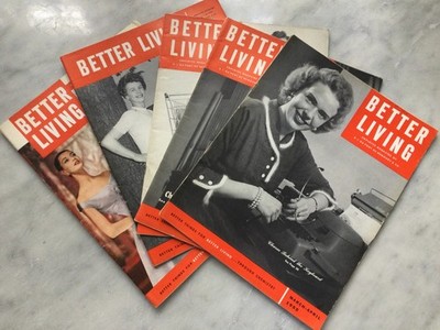 5 MCM Better Living Employee Magazines of Dupont  1955 + Better Living Booklet