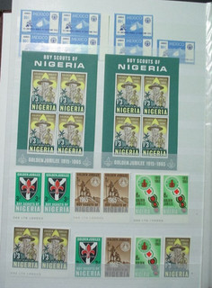 Worldwide Old Stamps Lot Boy & Girl Scouts Nigeria & Mexico MNH #ltd