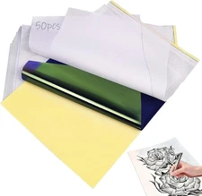 Tattoo Transfer Paper - Usiriy 50 Sheets Stencil A4 Size 4... 