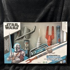 Star Wars Lightsaber Forge Ultimate Mandalorian Masterworks 3 in 1 Set NIB