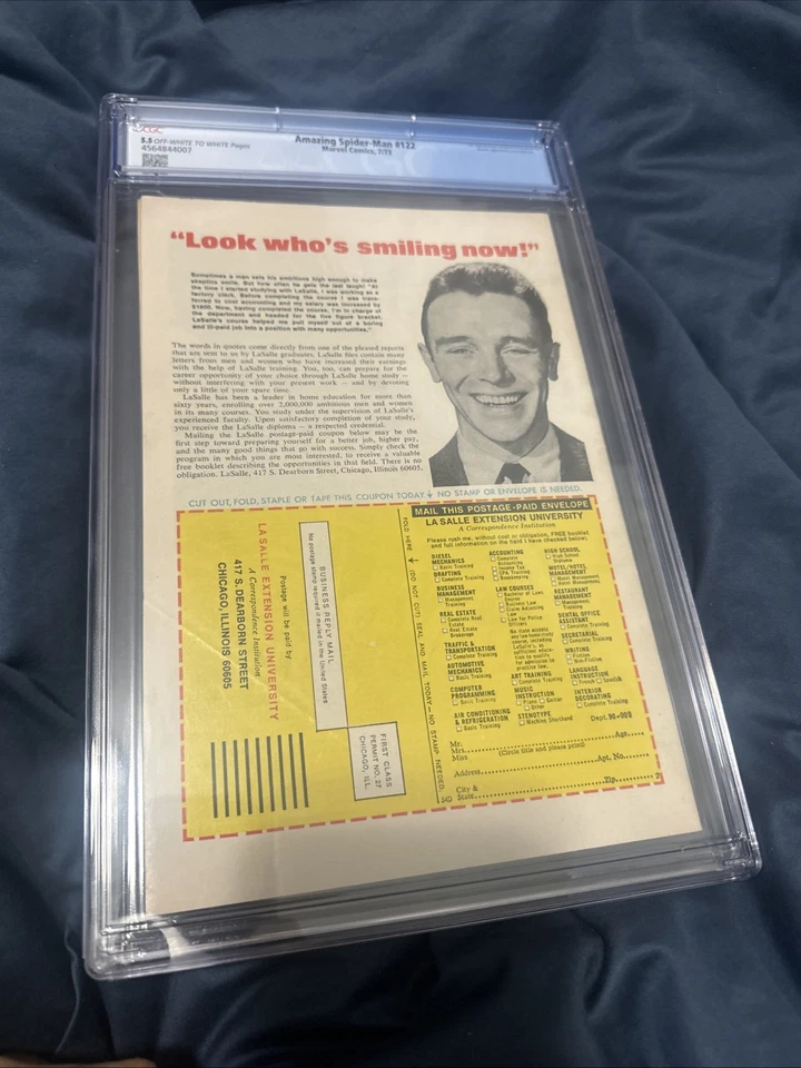 The Amazing Spider Man #122 Graded 5.5 - Image 4 of 4