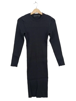 KAREN MILLEN Robe à manches longues Dames Robe T EU 38 noir style décontracté - Photo 1/4