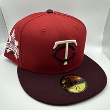 Minnesota Twins 1985 ASG Patch New Era 59fifty Fitted Hat Size 7 5/8 Rare Cap