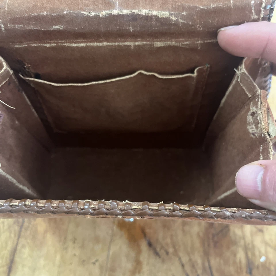 Cartera de cocodrilo vintage años 60 Foto 4 de 4