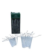 Kurt Adler 3-1/2-Inch-5-1/2-Inch Clear Glass Icicle Ornament Set-missing 2