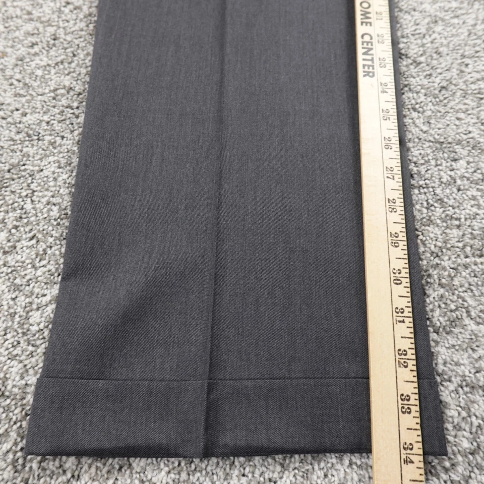 Calça Ralph Lauren Masculina 36X34 Cinza Lã Cashmere Calça Chino Calças Plissadas - Imagem 3 de 4