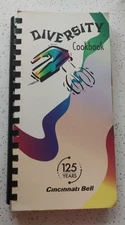 Vtg CINCINNATI BELL PIONEERS TELEPHONE BOOK DEI DIVERSITY EMPLOYEE COOKBOOK 1998