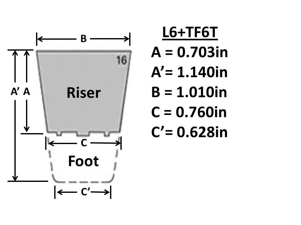 BUDWIG L6B-TF6T RADIO CABINET PLASTIC RISER & BUMPER FEET FOR COLLINS HEATHKIT - Image 4 of 4