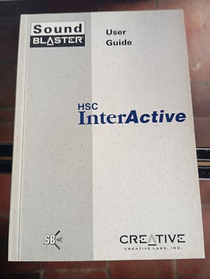 Benutzerhandbuch Anleitung HSC INTERACTIVE SOUND BLASTER CREATIVE LABS 1992