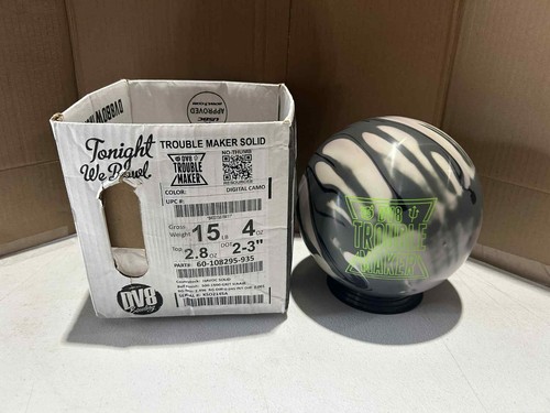 NEW 15LB DV8 Trouble Maker Solid Bowling Ball 145A