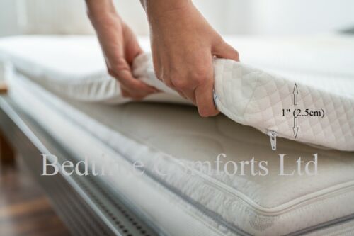 Emperor Size Bed Memory Foam Mattress Topper 84" x 84" TURO - Picture 12 of 14