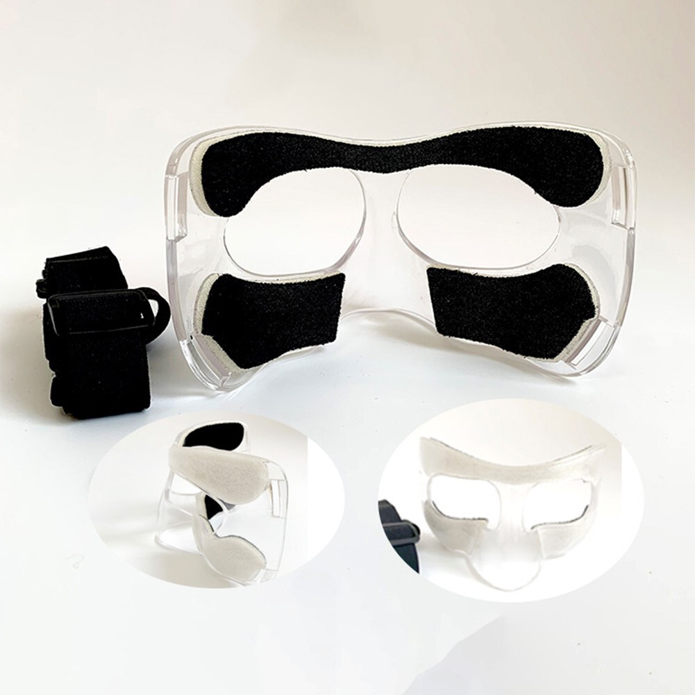 Anti collision Nose Guard for Basketball Protective Gear with Clear