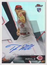 TYLER MAHLE 2018 Topps Finest Baseball Refractor Auto Rookie Card - TWINS/REDS