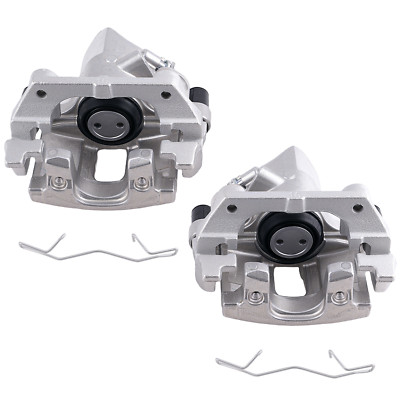 Pair Rear L & R Brake Calipers w/ Bracket for Mazda 3 Ford C-Max Escape Connect