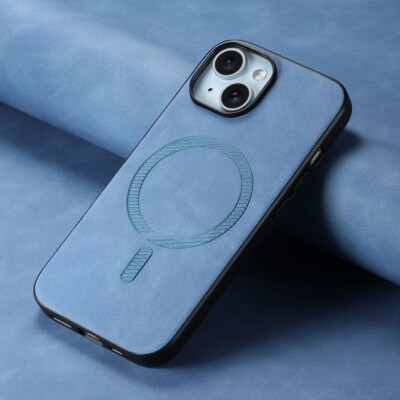 Magsafe Handyhülle Für iPhone 17 16 15 14 Pro Max 13 Magnet Wildleder Slim Cover