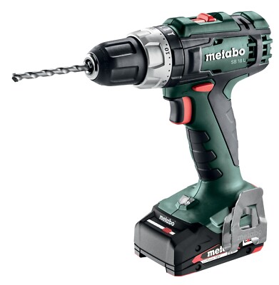 Metabo Akku Schlagbohrmaschine SB 18 L Metabo 18V, 2x 2 Ah Akku und Ladegerät (6