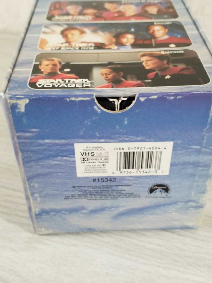 Star Trek - The Premiere Episodes (VHS,4-Tape Set) W4 set box - Image 2 of 4