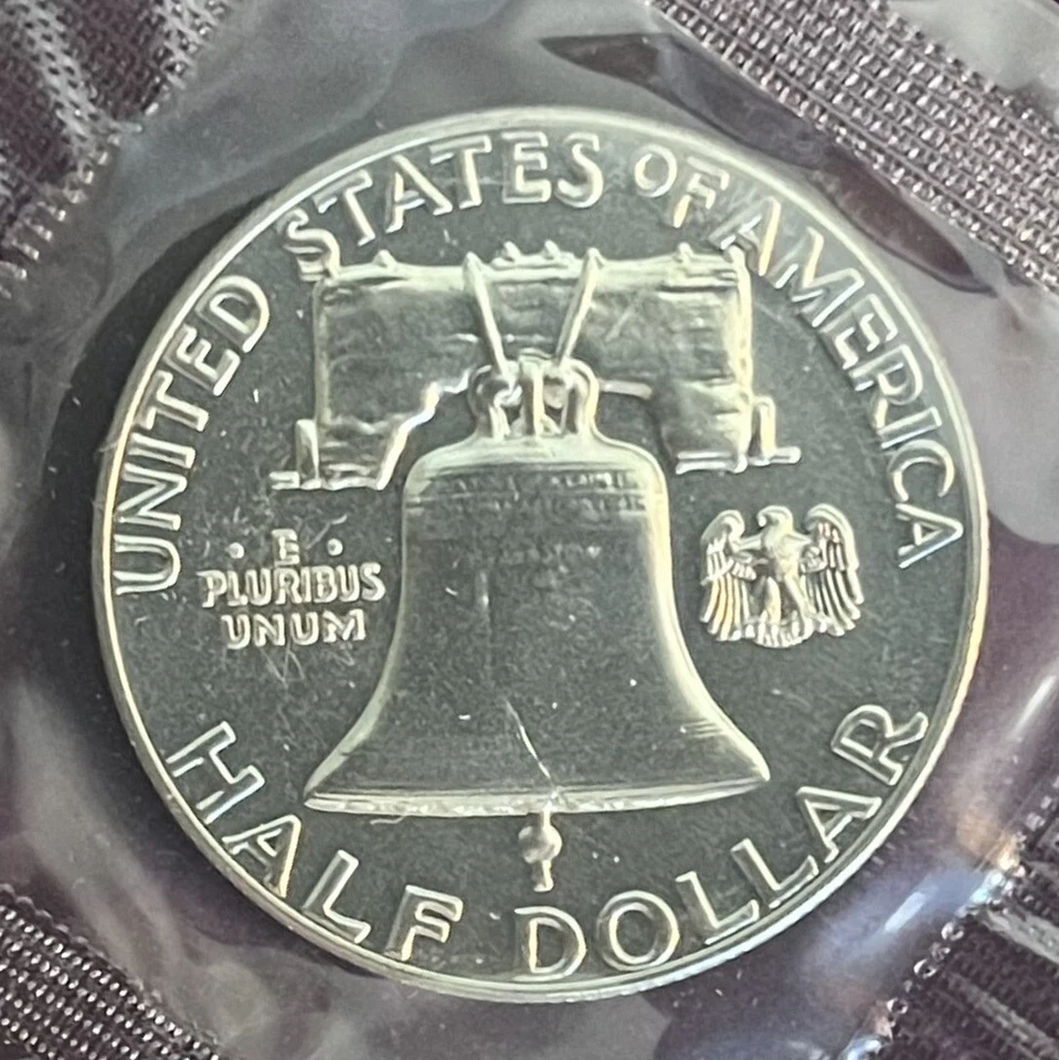 1963 FBL BEN FRANKLIN PF SET IN ORIGINAL ENVELOPE/CELLO WITH COA GEM PROOFS ALL - Image 3 of 4