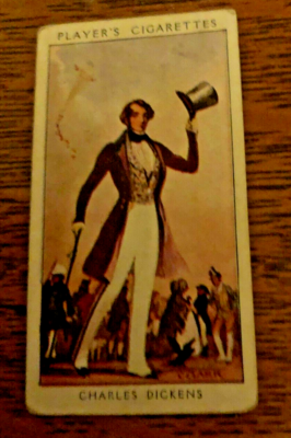 John Player Cigarettes Trade Card-Charles Dickens 1812-1870-Dressed as Dandy
