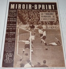 MIROIR SPRINT #466 1955 FOOTBALL FRANCE-ANGLETERRE RUGBY CYCLISME MOLINERIS