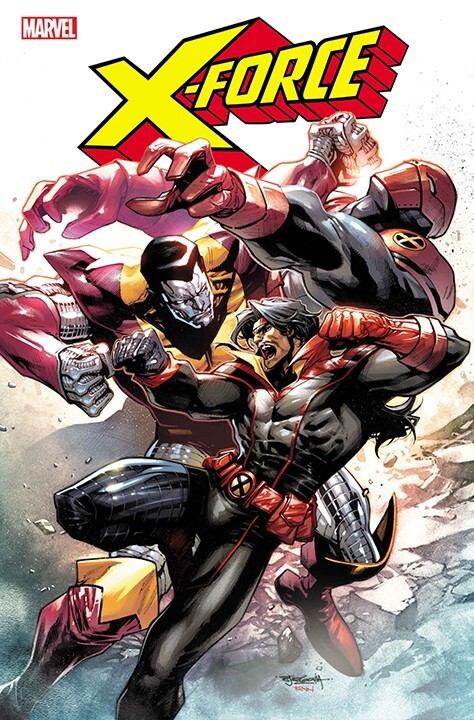 アメコミ X-Force コミックアート フレーム付き X-Force #11 Deadpool by Rob Liefeld 11x17 FRAMED Original
