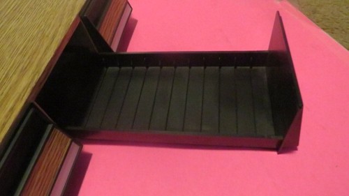 CASSETTE FAUX WOOD GRAIN STORAGE CABINET 3 DRAWER CASE HOLDS 36 TAPES, #36, - Picture 2 of 2