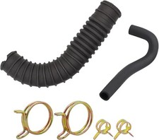 Club Car Air Intake Hose and Crankcase Vent Tube with Clamp Repair Kit for 1992-