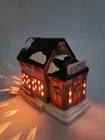 Vintage Coca-Cola Lighted Christmas House 1995 Towne Square Grist Mill Diner