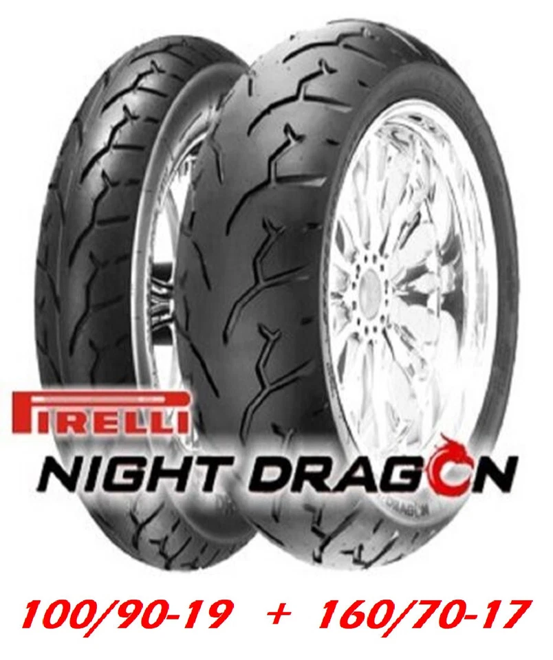 ПЕРЕДНЯЯ/ЗАДНЯЯ ШИНА PIRELLI NIGHT DRAGON 100/90-19 160/70-17 HARLEY DYNA STREET BOB - Изображение 3 из 3