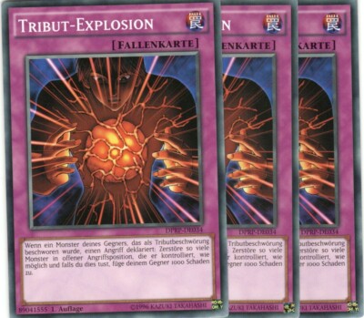 yugioh 3x Tribut-Explosion DPRP-DE034 COMMON 1AUFLAGE DEUTSCH
