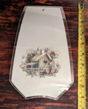 OK Lighting Lamp Glass Light Panel Birdhouse Heart  & Bird  Replacement Pane