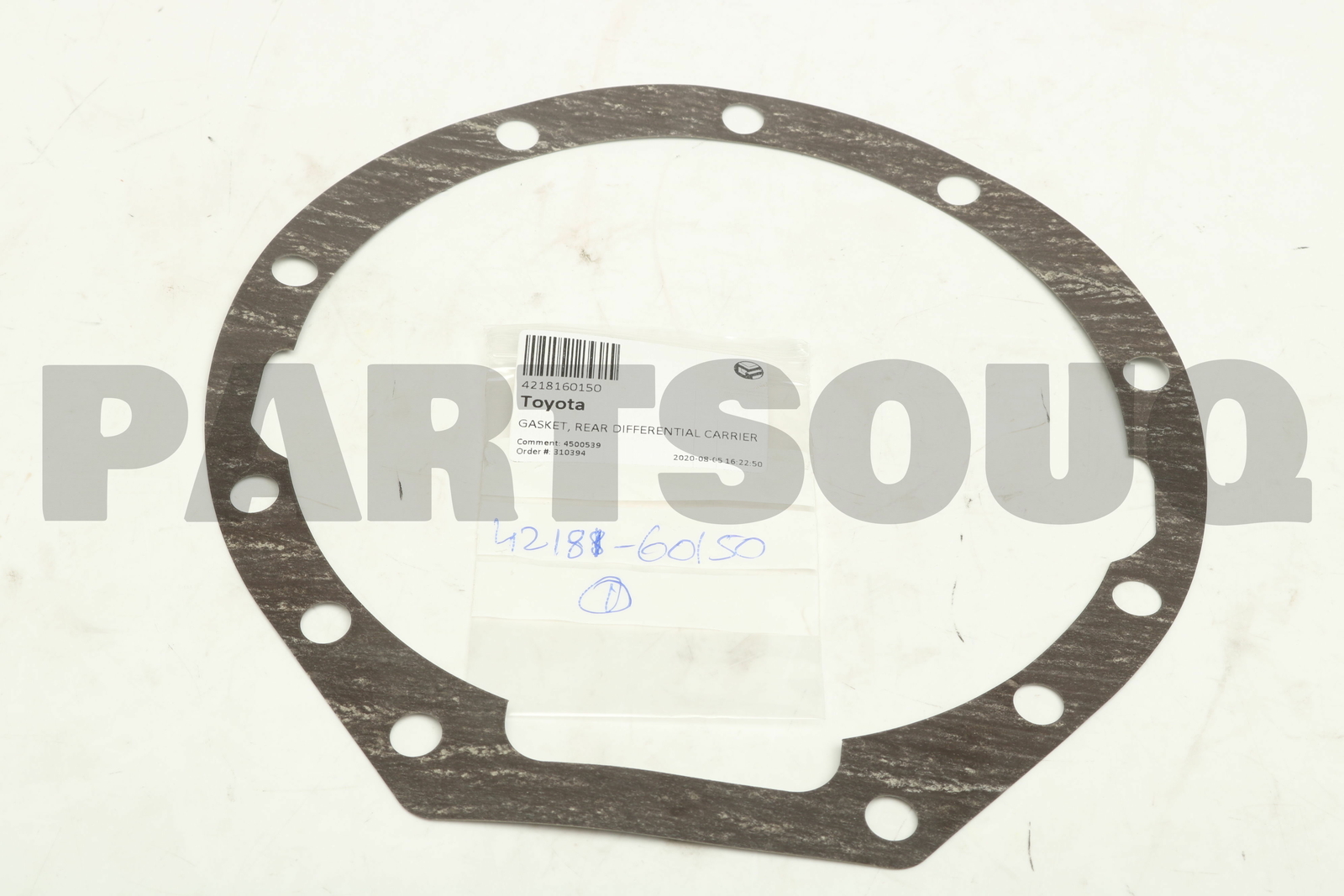 4218160150 Genuine Toyota GASKET, REAR DIFFERENTIAL CARRIER 42181 