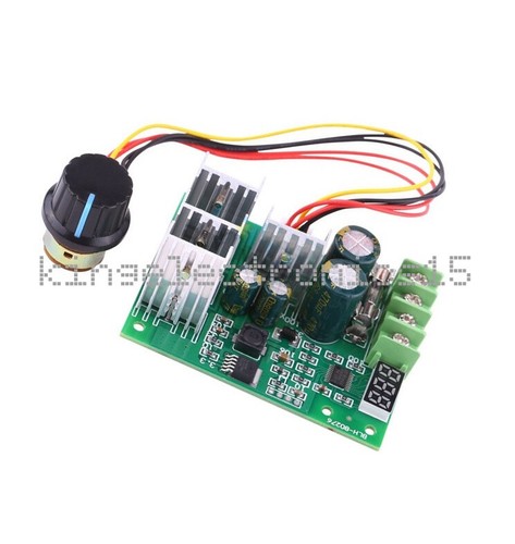 30A PWM Motor Speed Controller Module Dimmer Current Regulator+ Display ...