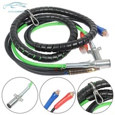 For Semi Truck Tractor Trailer 3-in-1 12' 12FT Wrap Set Air Line Hose Assemblies