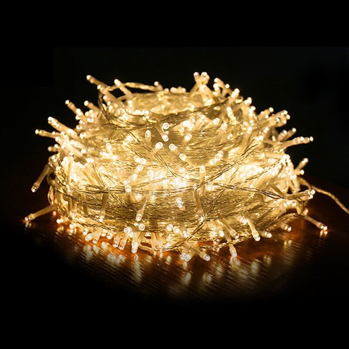 500 LED 100m Warm White String Fairy Lights Christmas Tree Xmas Party Wedding - Picture 2 of 11