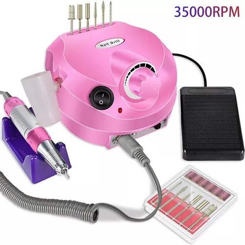 Taladro de uñas eléctrico máquina pulidora uñas arte manicura set cortador pedicura kit - Imagen 41 de 60