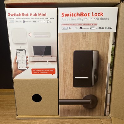 SwitchBot Smart Lock Bundle With SwitchBot Lock Keypad And Hub Mini