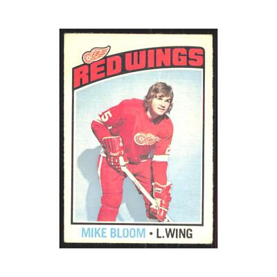 1976 O-Pee-Chee Mike Bloom Detroit Red Wings #56