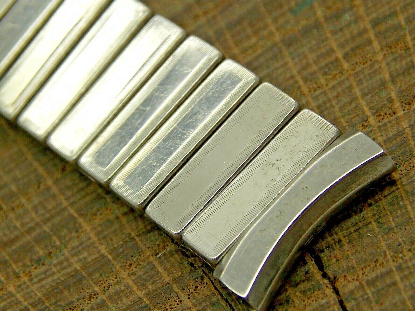 Vintage Stainless Steel Expansion Watch Band 17.5mm NOS Unused Admiral USA